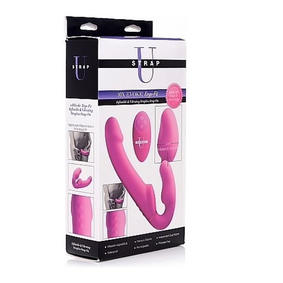 Vibrador para parejas - 10X Evoke Ergo-Fit Fucsia 10X - Imagen 3