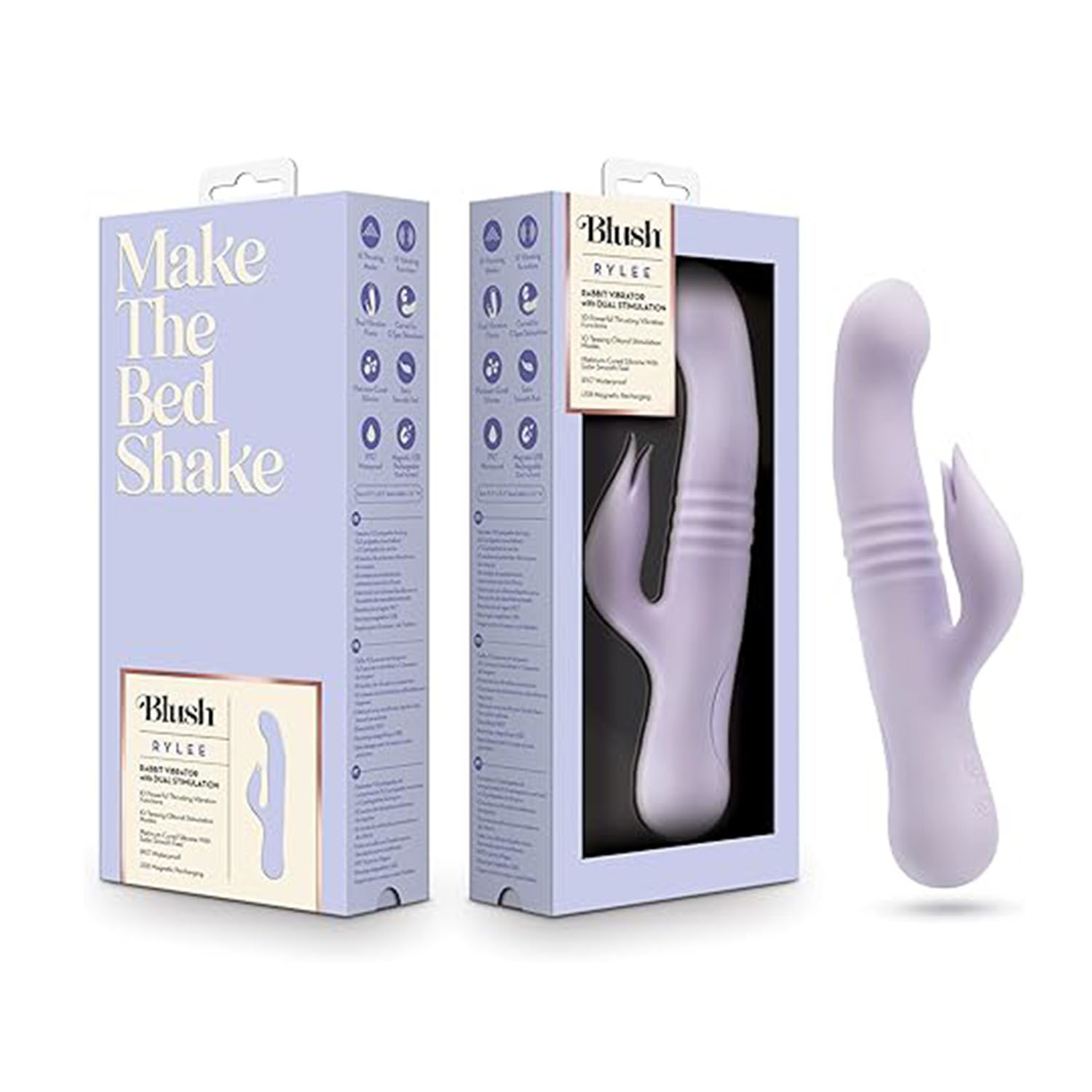 Vibrador Rabbit Rylee Lavender – Doble Estimulación Pro - Imagen 2