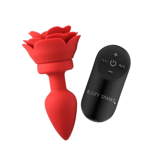 Plug Anal Vibrador Rosa Booty Sparks – Control Remoto 28X - Imagen 3