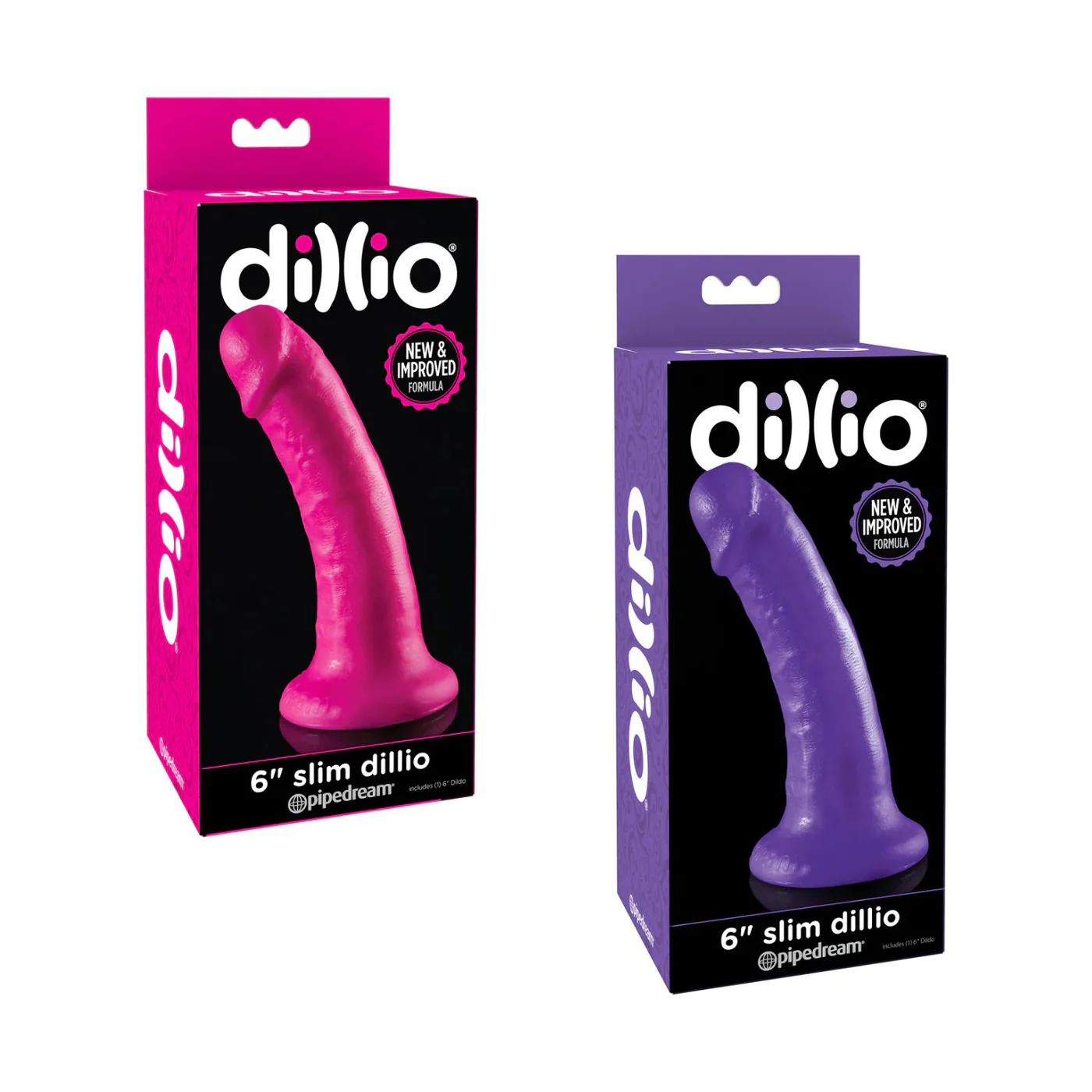 Dildo de 6 pulgadas delgado con ventosa - Dillio - Pipedream - Imagen 2