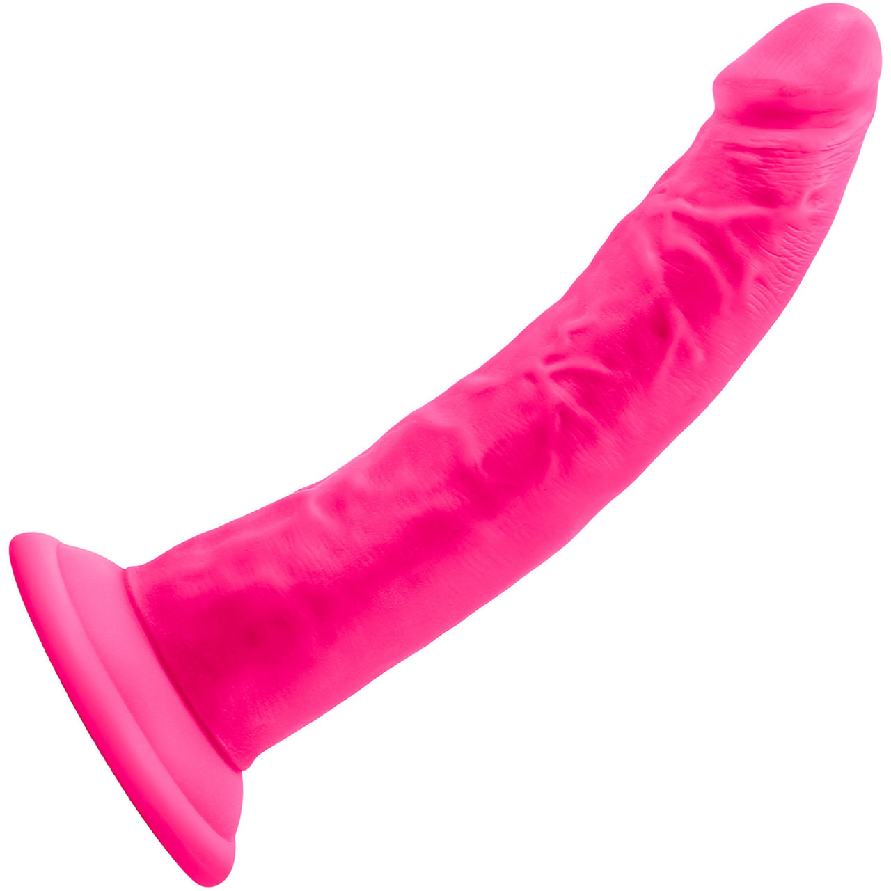 Dildo Neo Dual Density Cock Neon Pink 7.5”