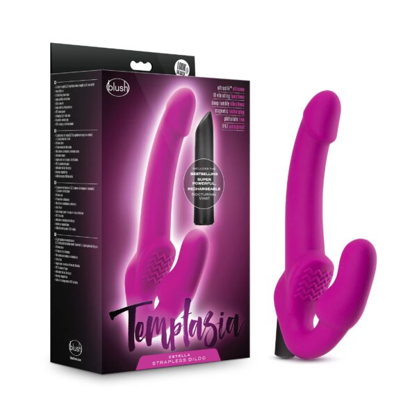 Dildo Strap On Temptasia Estella Pink – Placer Compartido - Imagen 2