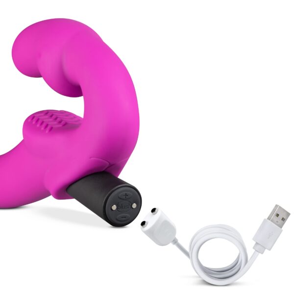 Dildo Strap On Temptasia Estella Pink – Placer Compartido - Imagen 3
