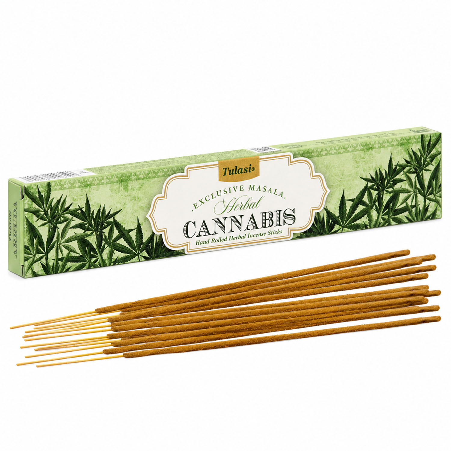 Incienso cannabis Tulasi: aroma herbal relajante Tulasi Incienso cannabis Tulasi: aroma herbal relajante