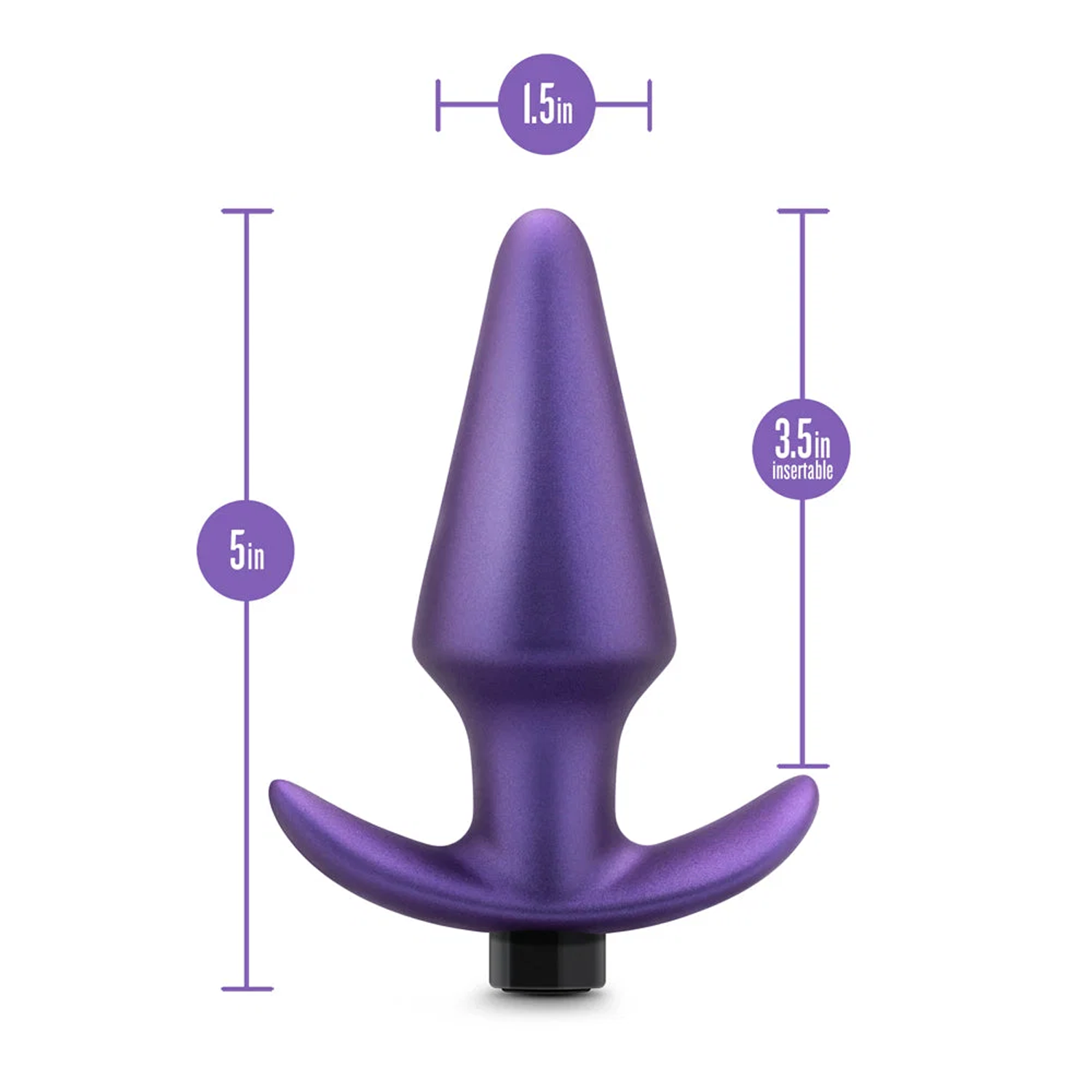 Plug Anal Vibrador Interstellar 10 Modos - Intenso Blush Plug Anal Vibrador Interstellar 10 Modos - Intenso - Imagen 2