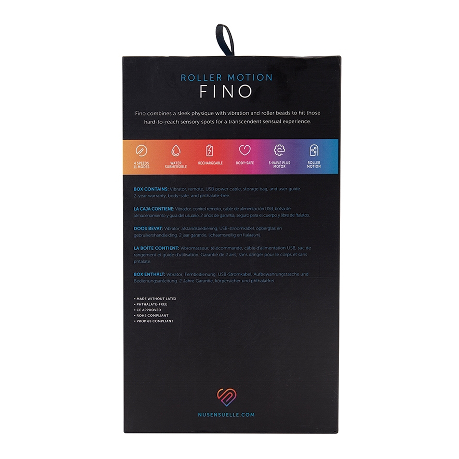 Sensuelle Fino: Vibrador Anal Premium con Rodillos Sensuelle Sensuelle Fino: Vibrador Anal Premium con Rodillos - Imagen 5